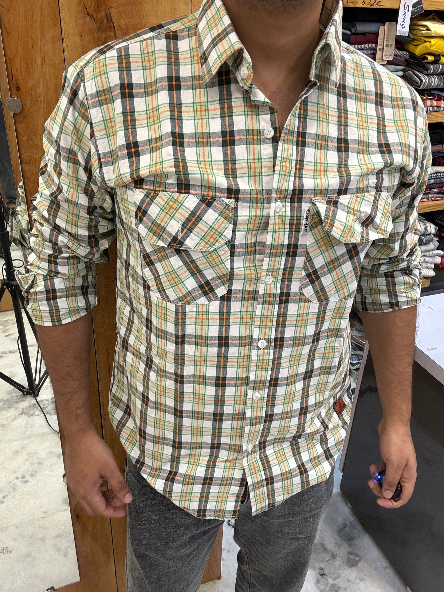 Premium Checked Shirt (L) ED1175